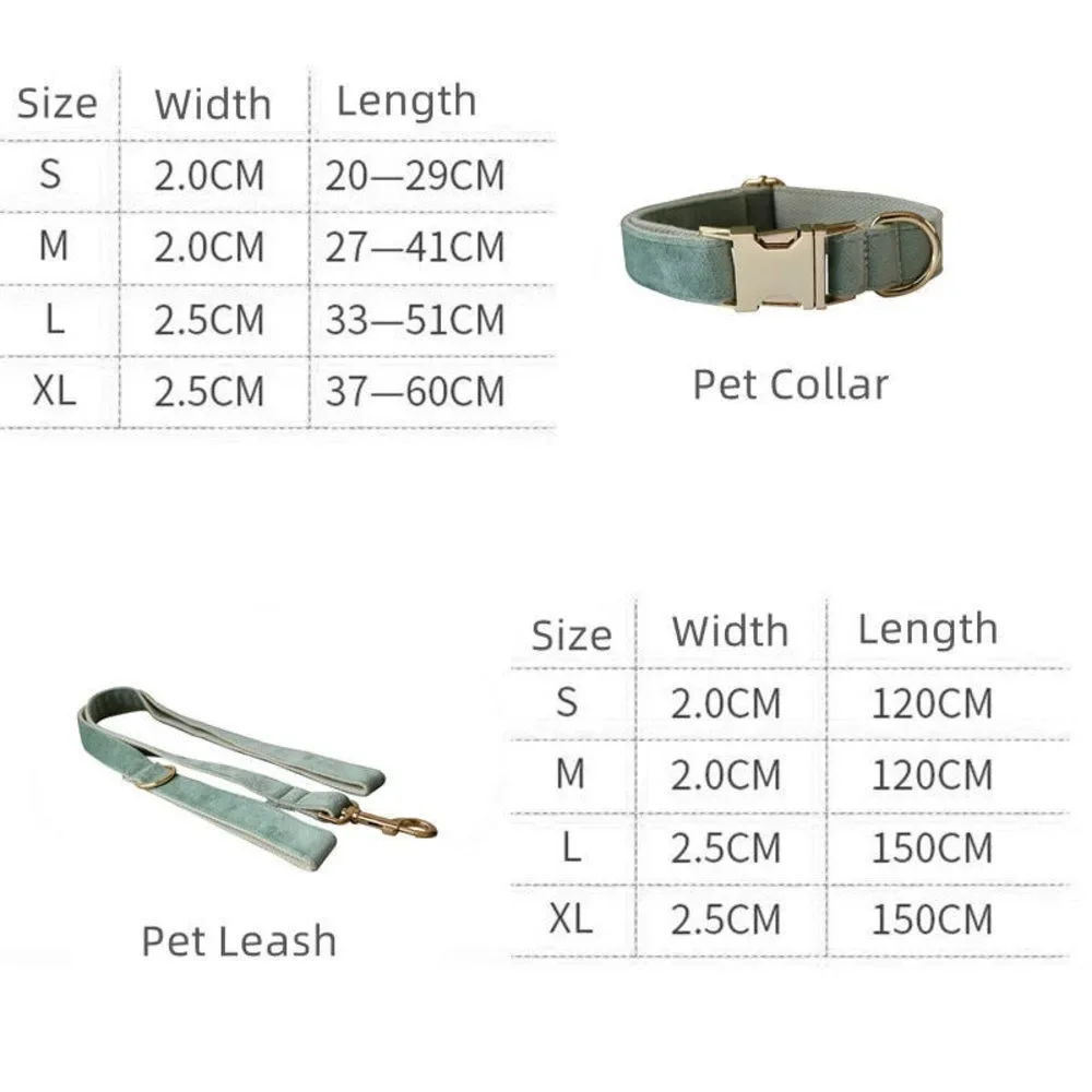 The Luxury Dog/Cat Set with Leash, Bow Tie, and Leash